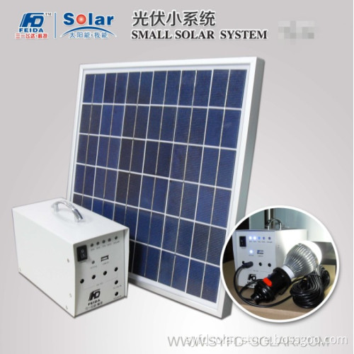 50W DC Portable Small Solar System (TUV, IEC, RoHS, CE, MCS)